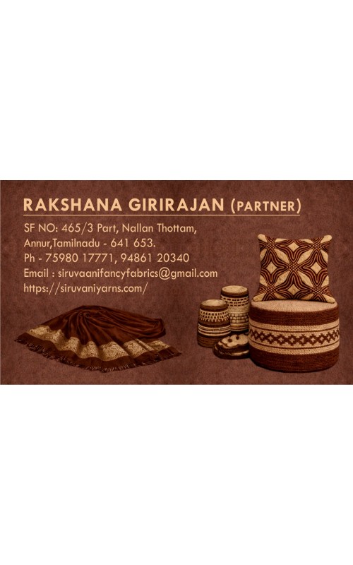 Siruvani Fancy Handloom Products